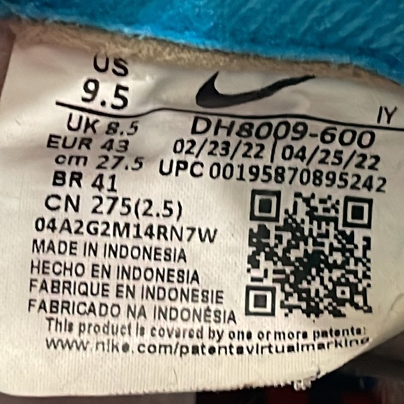 Nike Dunk Low men’s 9.5 QS LeBron James Fruity Pebbles Sneakers DH8009-600 - Picture 10 of 17